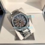 Copy Patek Philippe 5167 Aquanaut Grey Dial Diamond Bezel Watch 40MM